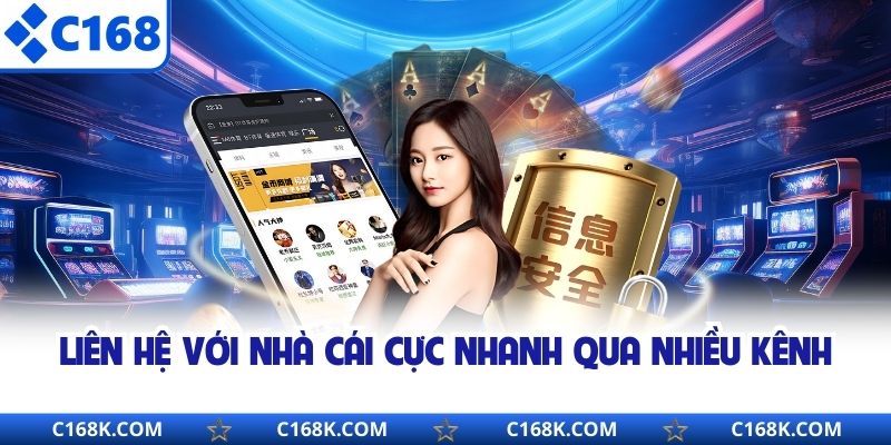 Liên hệ với nhà cái cực nhanh qua nhiều kênh